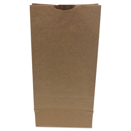 General Paper Bags, 50 lbs Cap., No 10, 6.31"w x 4.19"d x 13.38"h, Kraft, PK500 29810